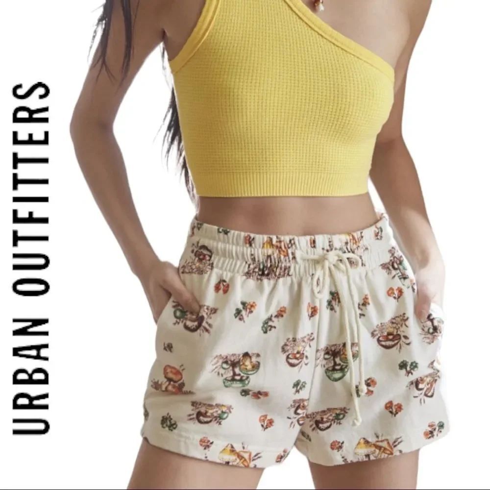NEW Urban Outfitters UO Out From Under Mushroom Sawyer Short Shorts M